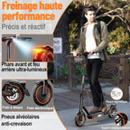 Trottinette Électrique Pliante T3-650W 36 V 7,8 Ah 25 km/h Autonomie 30 km Pneus Pleins 8,5 Pouces Charge 120 kg