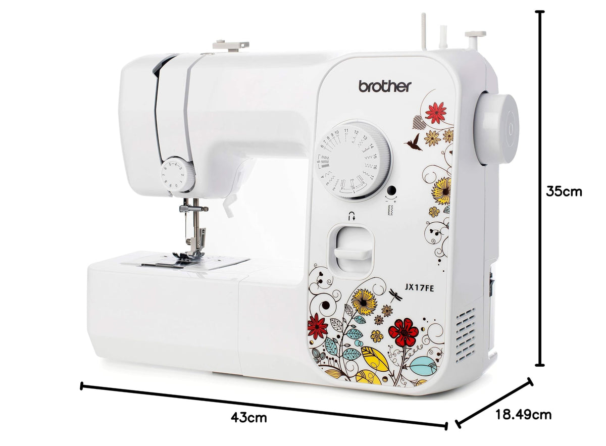 Machine à coudre électrique JX17FE Fantasy Edition 17 points 220 V châssis métal bras libre couture automatique pour tissus épais