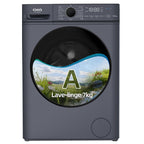 Lave-linge frontal CW07123863AX 7 kg classe énergétique A 1200 tr/min vapeur 15 programmes 46,5 cm gris
