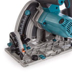 Scie circulaire plongeante SP6000J1 1300 W Ø165 mm 5000 tr/min 48 dents avec rail de guidage 1400 mm et coffret