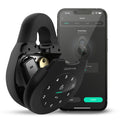 Boîte à clés connectée Keybox 3 avec codes PIN et Bluetooth IP67 acier allié fixation murale ou porte 11,4 x 11,6 x 3,8 cm