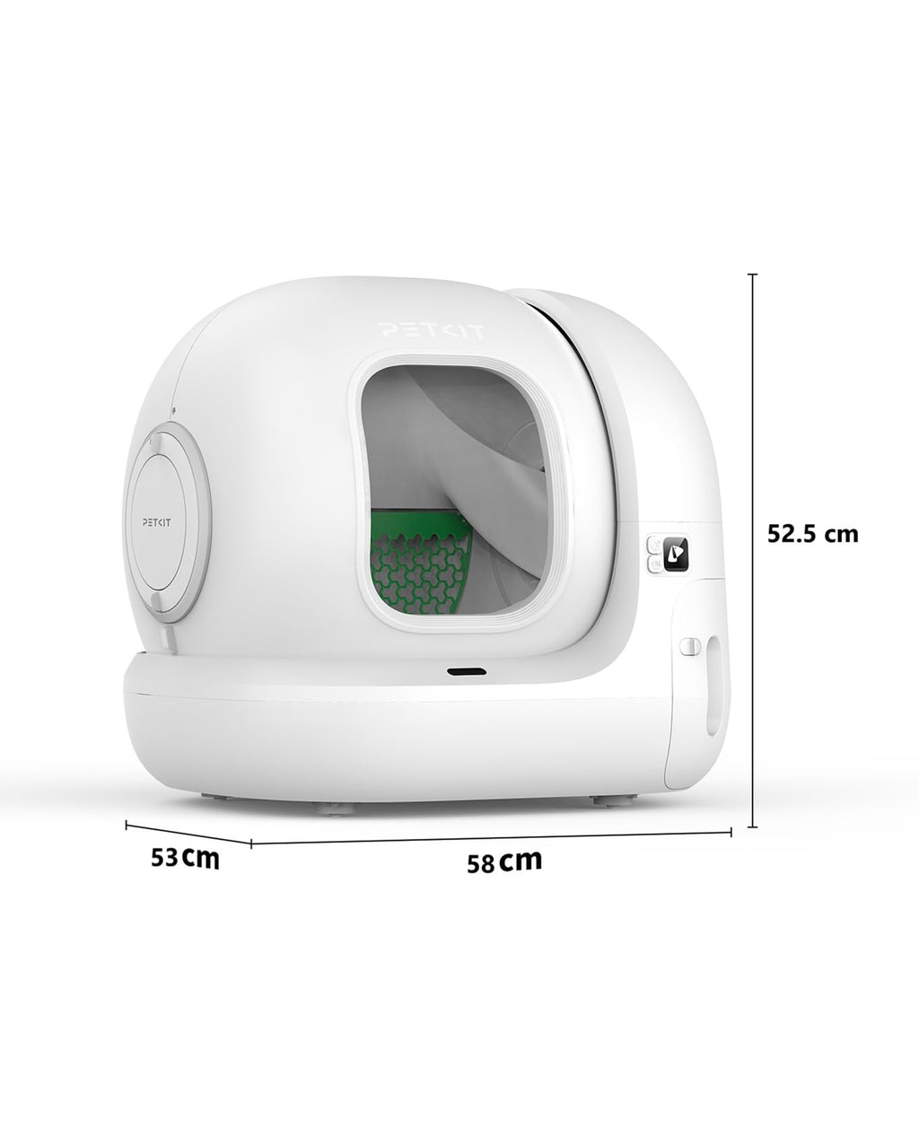 Litière autonettoyante pour chat Pura Max 2 76 L application nettoyage automatique anti-pincement désodorisation