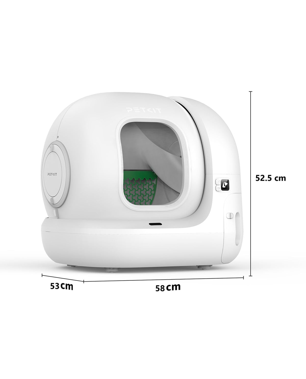 Litière autonettoyante pour chat Pura Max 2 76 L application nettoyage automatique anti-pincement désodorisation