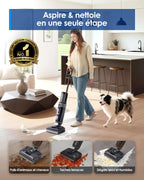 Aspirateur laveur sans fil Floor One i6 Stretch 20 kPa 40 min 180° 21,6 V avec station de charge