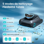 Robot piscine Scuba S1 2025 240 à 270 min double filtration nettoyage fond parois ligne d’eau application