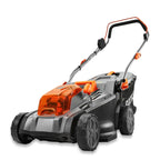 Tondeuse à gazon sans fil FX-E2RM43SET 40 V 43 cm bac de ramassage 40 L hauteur de coupe 25 à 75 mm 2 batteries 20 V