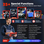 Outil de diagnostic automobile OBD2 CRP919XBT Bluetooth 7 pouces codage ECU contrôle bidirectionnel CAN FD DoIP 45+ services
