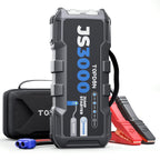 Booster de batterie JS3000 3000 A 24000 mAh 12 V pour moteurs essence jusqu'à 9 L et diesel jusqu'à 9 L