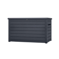 Coffre de rangement extérieur Ontario 870 litres en résine 147 x 83 x 86 cm résistant aux intempéries et aux UV