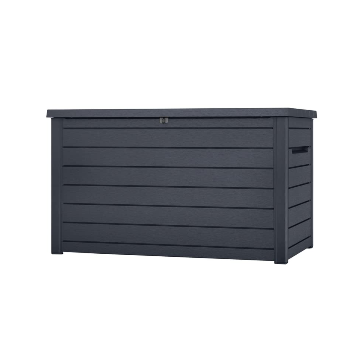 Coffre de rangement extérieur Ontario 870 litres en résine 147 x 83 x 86 cm résistant aux intempéries et aux UV