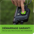 Tondeuse à gazon sans fil GD24X2LM46SPK4X 48 V autotractée 46 cm sac 55 L 2 batteries 24 V 4 Ah chargeur double