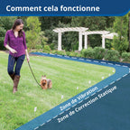 Système de Clôture Anti-Fugue pour Chien Fil 150 m 4 Niveaux de Stimulation Collier Rechargeable 0,13 Hectare