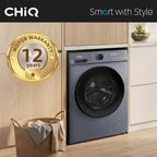 Lave-linge frontal CW07123863AX 7 kg classe énergétique A 1200 tr/min vapeur 15 programmes 46,5 cm gris