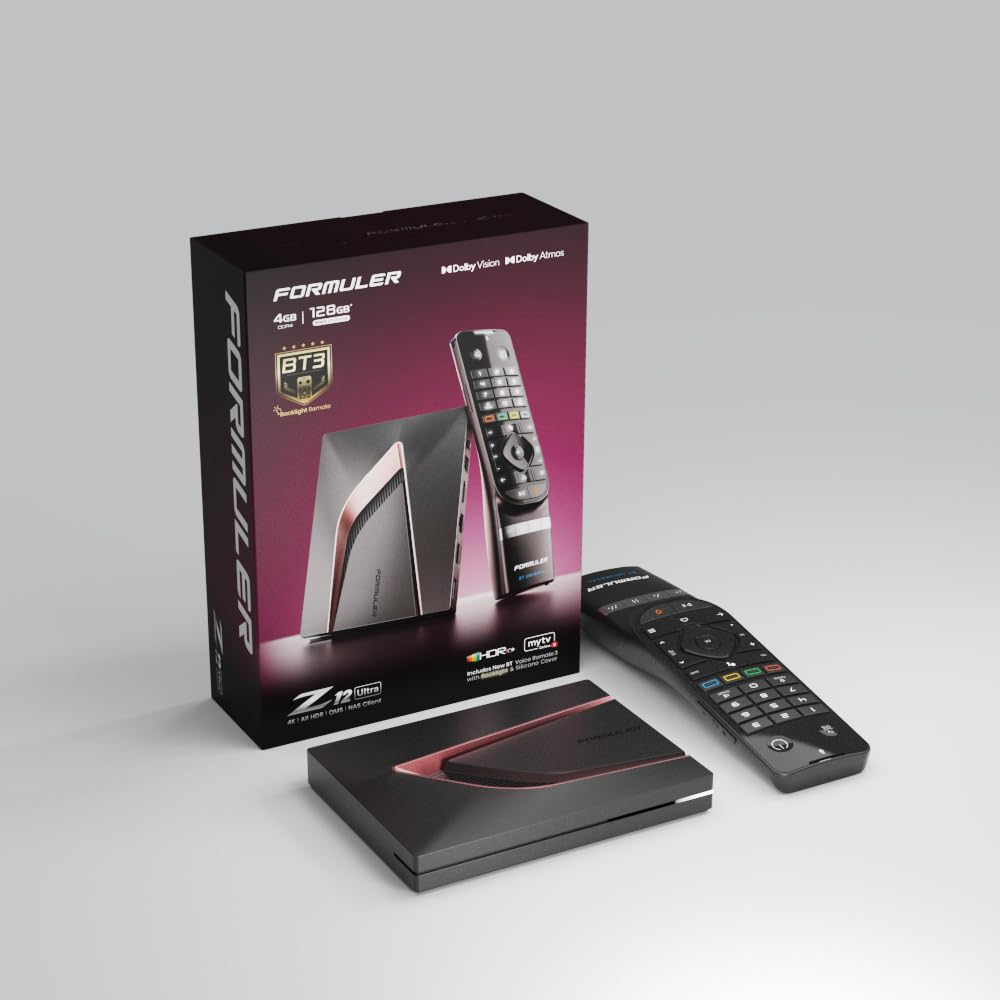 Lecteur Multimédia 4K Z12 Ultra Android 12 Dolby Vision Atmos HDR10+ WiFi 6E Gigabit LAN 4 Go RAM 128 Go