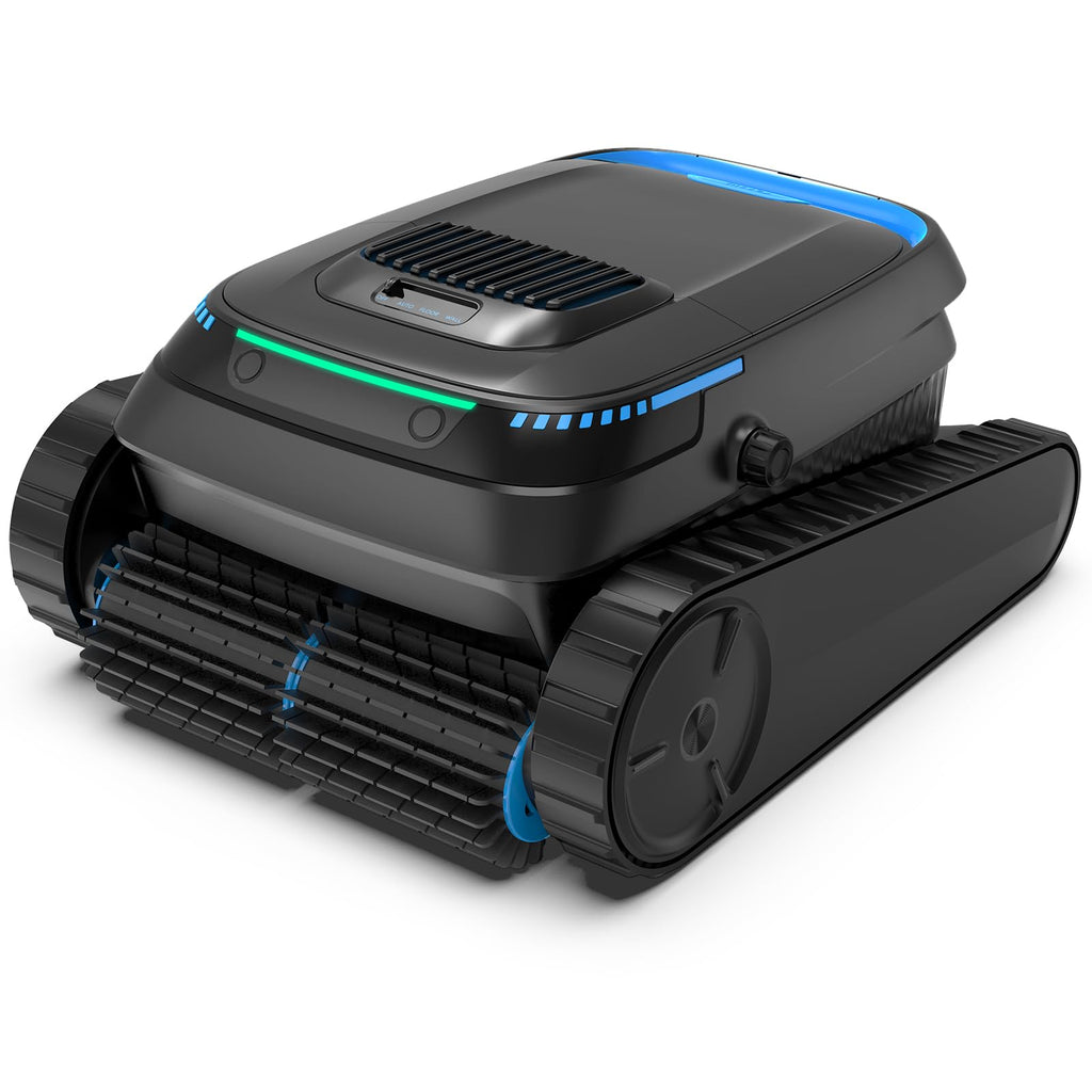 Robot nettoyeur de piscine sans fil YYY-PC10 18927 L/h batterie 5200 mAh panier filtrant 4 L filtre 150 µm