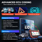 Outil de diagnostic automobile OBD2 CRP919XBT Bluetooth 7 pouces codage ECU contrôle bidirectionnel CAN FD DoIP 45+ services