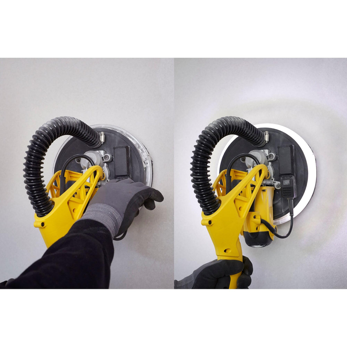 Ponceuse pour cloisons sèches SFMEE500S-QS 750 W 230 V 1700 tr/min disque Ø225 mm avec perche extensible