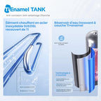 Chauffe-eau électrique mural CWH15ED1380EUW 74 L double réservoir 1500 W Wi-Fi commande vocale protection anti-surchauffe