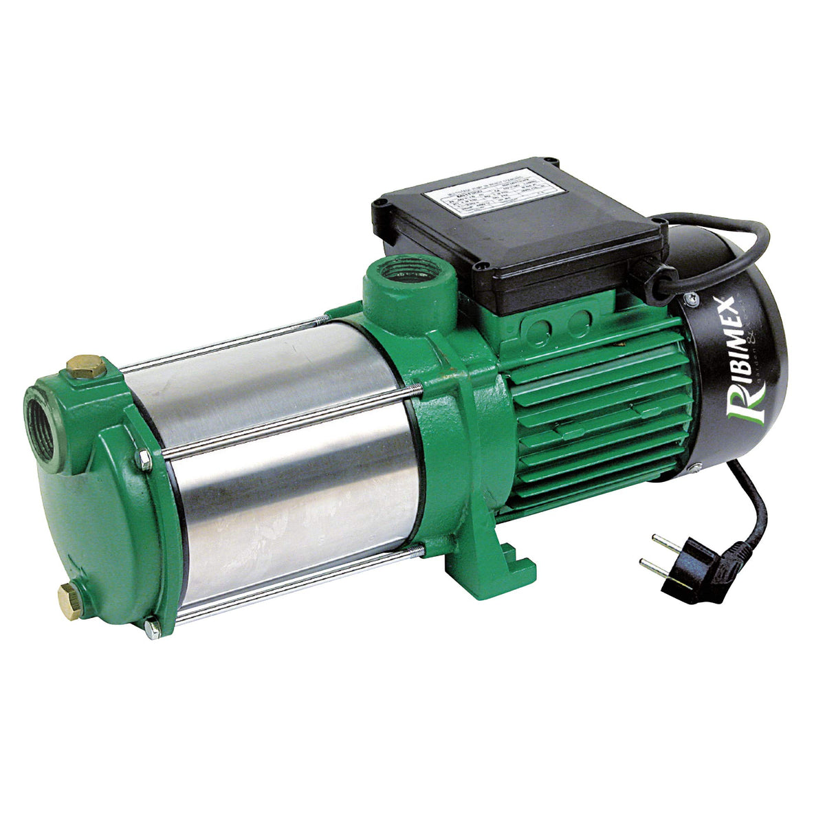 Pompe de surface multicellulaire auto-amorçante PRMCA5 1450 W 5 turbines inox débit 90 l/min hauteur de refoulement 55 m