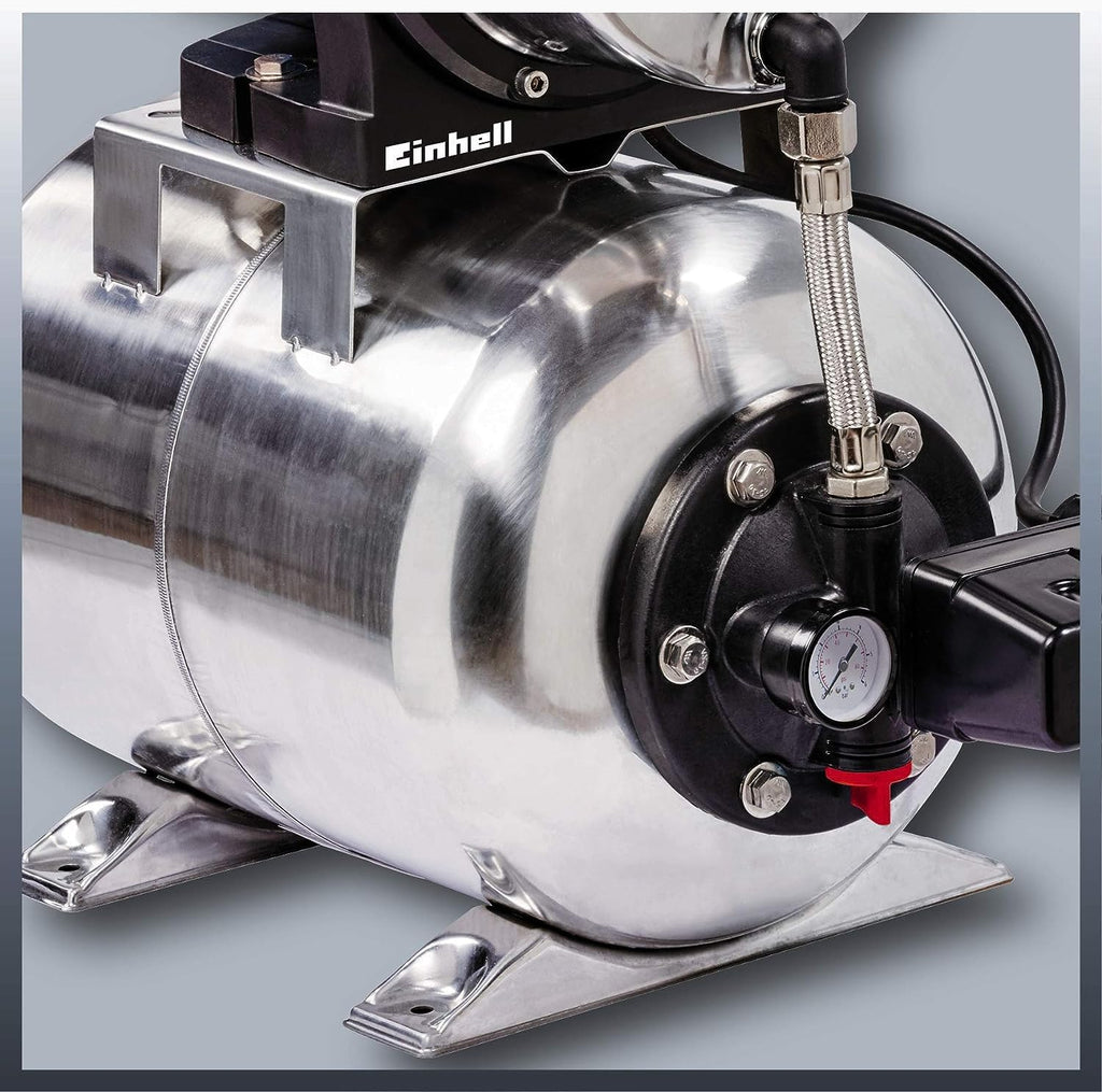 Groupe de surpression GC-WW 1250 NN 1200 W 5000 l/h 5 bar hauteur de refoulement 50 m cuve inox 20 l
