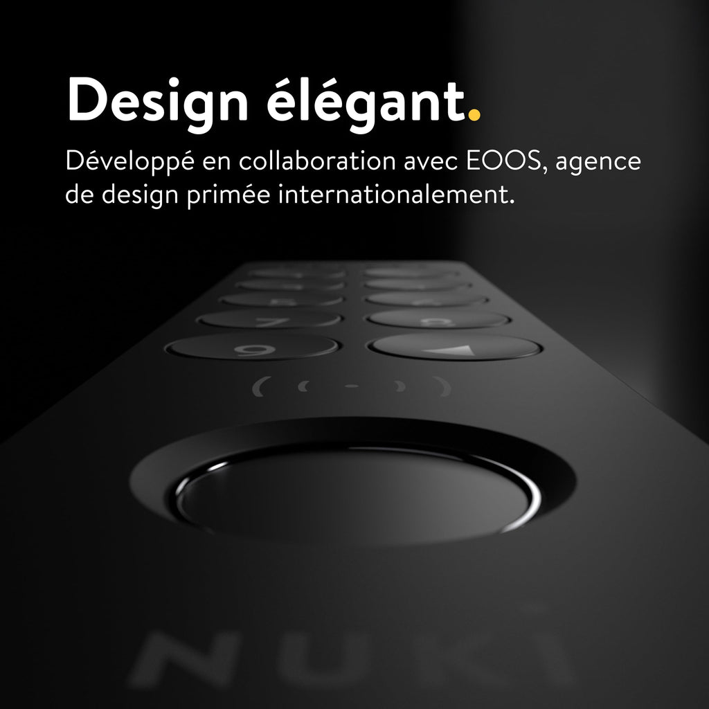 Clavier pour serrure connectée Keypad 2 NFC 2026 Bluetooth déverrouillage par NFC empreinte digitale ou code IP54