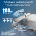 Robot Nettoyeur de Vitres S55 Pro 6500 Pa 80 ml SLAM 4.0 HydroJet Patins Flottants 3D Microfibre Télécommande
