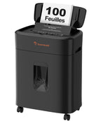 Destructeur de documents auto-alimenté C231-D micro-coupe P-4 100 feuilles bac 16 L 180 cm/min 60 dB