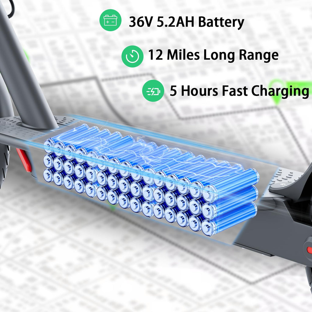 Trottinette électrique Lp60 adulte pliable 8,5 pouces pour transport urbain charge 120 kg freinage arrière