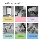 Chauffe-eau électrique mural CWH15ED1380EUW 74 L double réservoir 1500 W Wi-Fi commande vocale protection anti-surchauffe