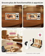 Babyphone caméra BM04-1 écran 5 pouces 1080p Wi-Fi FHSS vision nocturne audio bidirectionnel détection des pleurs et mouvements