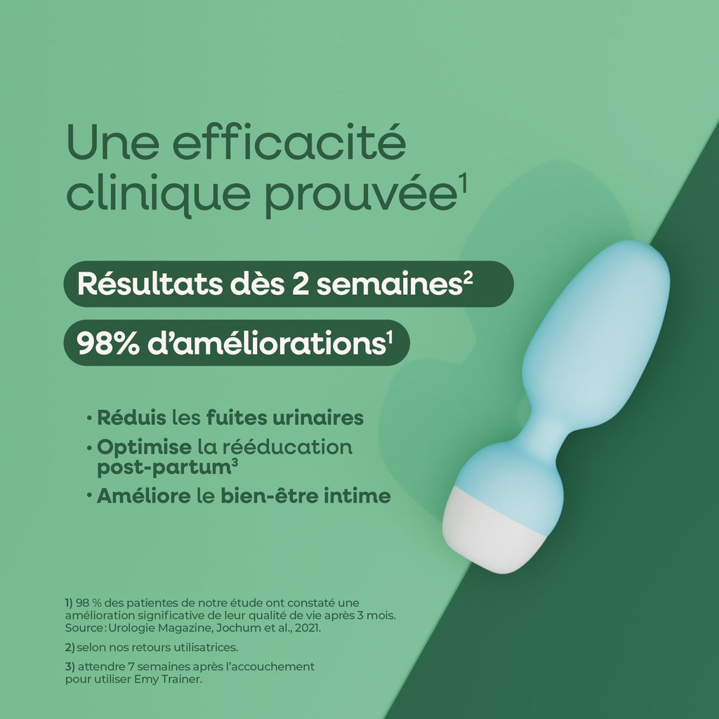 Sonde Périnéale Connectée Emy Trainer Biofeedback Rééducation du Périnée Dispositif Médical Application Interactive