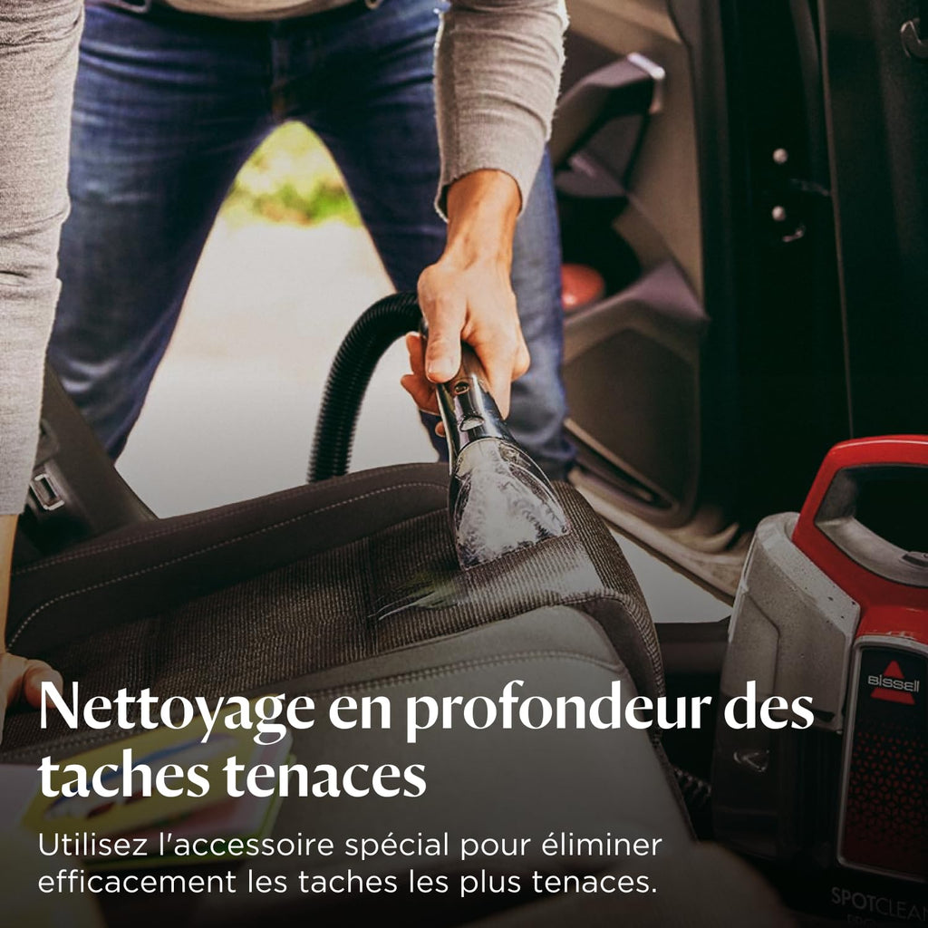 Shampouineuse pour tapis et tissus SpotClean ProHeat 36988 330 W 1,1 L double réservoir tuyau de 1,5 m