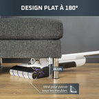 Aspirateur laveur sans fil X-Clean 10 21,6 V 200 W autonomie 60 min nettoyage séchage automatique rouleau autopropulsé écran LED