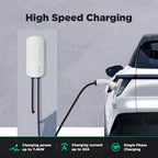 Station de Recharge Murale Type 2 YM30 7,4 kW 32 A Monophasé 230 V Câble 6 m RCD Type B 30 mA AC + 6 mA DC