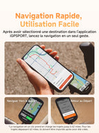 Compteur vélo GPS BSC500 sans fil écran tactile 3,3 pouces navigation cartographique vocale IPX7 autonomie 25 h Bluetooth ANT