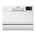 Lave-Vaisselle Compact TD602E-W 6 Couverts 6 Programmes 47 dB 220 V Écran LED Départ Différé 50 x 55 x 43,8 cm Blanc