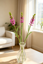 Bruyère artificielle en perles, lot de 3 brins, hauteur 30 cm, fleurs artificielles