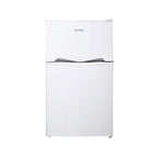 Réfrigérateur Combiné 87 L 2 Portes Congélateur Supérieur Sans Gel 40 dB 220 V Portes Réversibles 2 Étagères Blanc