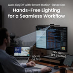 Lampe de bureau LED ScreenBar Halo 2 éclairage avant arrière 5 W 5 V réglable Bluetooth télécommande sans fil dimmable