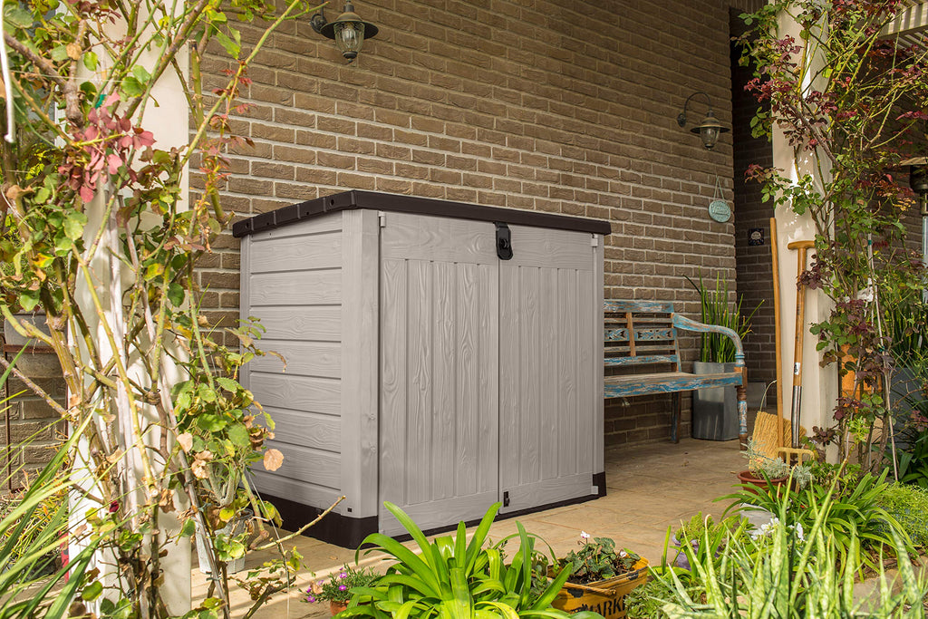 Abri Poubelle Horizontal SIO Pro 1200 L 145,5 x 82 x 123 cm avec Plancher Verrouillable