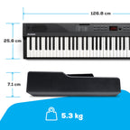 Clavier piano numérique Recital Play 88 touches avec support réglable pédale sustain casque et housse de transport