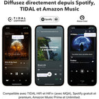 Streamer audio pour chaîne stéréo ASR002 AirPlay 2 Spotify Connect Wi-Fi Bluetooth Ethernet 24 bits 192 kHz