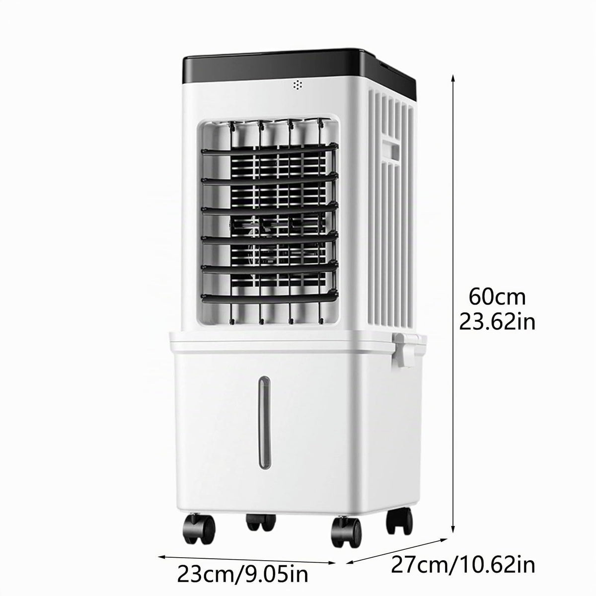 Climatiseur mobile 3 en 1 15 L refroidisseur d'air ventilateur humidificateur 65 W 3 vitesses télécommande minuterie