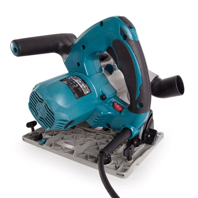Scie circulaire plongeante SP6000J1 1300 W Ø165 mm 5000 tr/min 48 dents avec rail de guidage 1400 mm et coffret