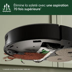 Aspirateur Robot Laveur Combo Plus 505 N185 avec Base AutoWash LiDAR ClearView Pro IA PrecisionVision Vidage Automatique 75 Jours