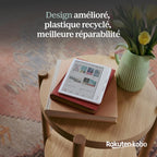 Liseuse eBook couleur Libra Colour 7"""" E Ink Kaleido 3 32 Go écran sans reflets mode sombre étanche livres audio blanc