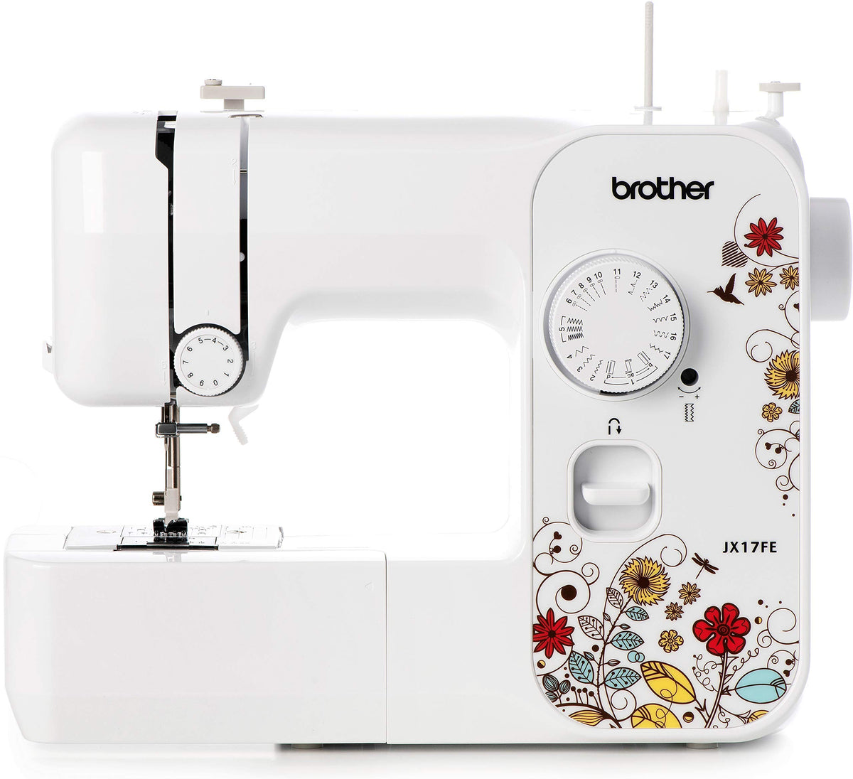 Machine à coudre électrique JX17FE Fantasy Edition 17 points 220 V châssis métal bras libre couture automatique pour tissus épais