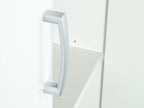 Armoire de rangement 2 portes Arconati 13500100 70 x 34 x 189 cm 5 étagères réglables mélaminé blanc