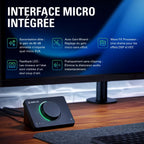 Interface audio USB Wave XLR MK.2 2 canaux entrée XLR gain 80 dB effets DSP 192 kHz Touch Mute contrôle LED USB-C