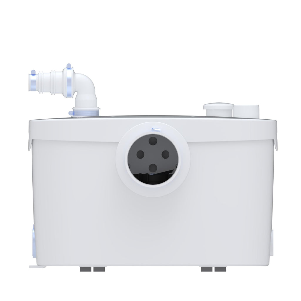 Broyeur WC Sanipro XR Up 400 W 230 V 46 dB Débit 5,4 m³/h Refoulement 5 m Hauteur et 100 m Longueur Clapet Anti-Retour